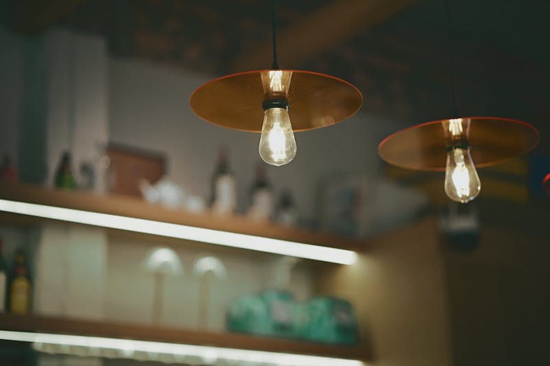 Inside Imos Pizza restaurant - warm and welcoming atmosphere